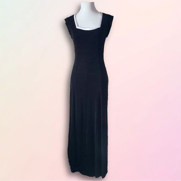 Cache, Vintage, Black, Sleeveless, Formal, Maxi Dress/Gown - Picture 16 of 16